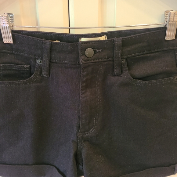 Universal Threads Women's High-Rise Midi Jean Shorts Black Size 4 Casual Capsule - Picture 10 of 15